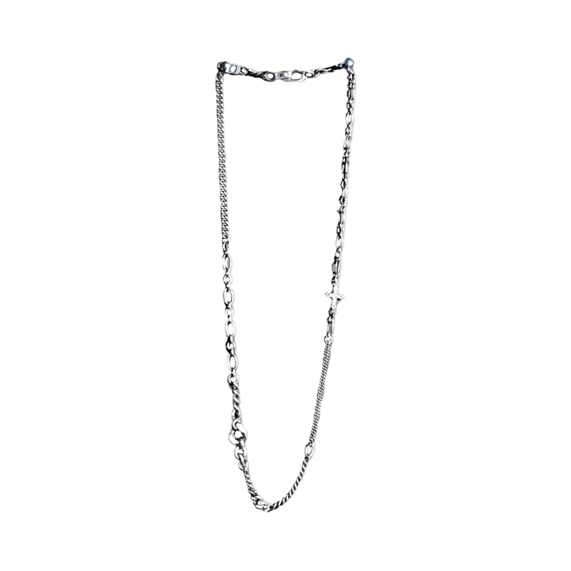 베르크슈타트 뮌헨 초커 페이스 러브 호프 스털링 실버 - 25SS(Werkstatt:Munchen Choker Faith Love Hope Sterling Silver - 25SS)