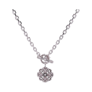 Scudo Happy Flower Necklace White Stone