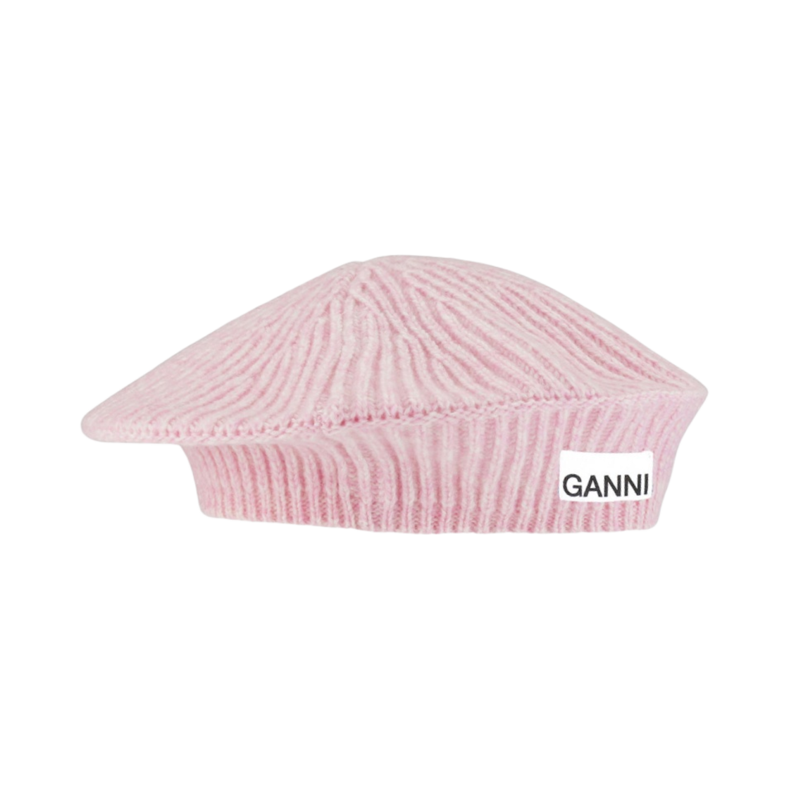 A4430-395 (W) Ganni Wool Beret Lilac Sachet