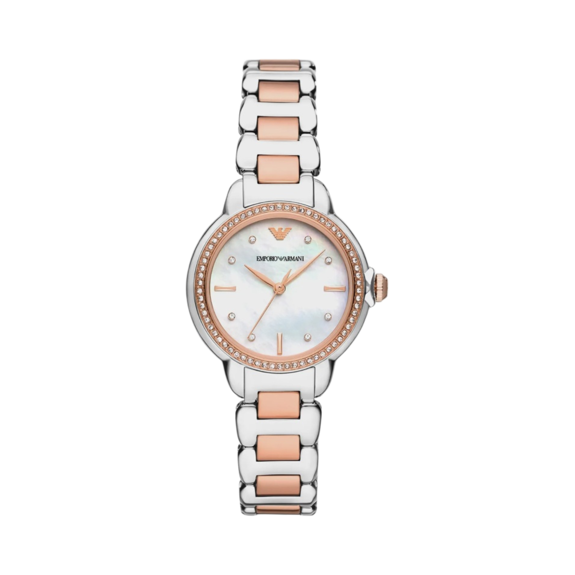 AR11569 (W) Emporio Armani Quartz Three-Hand 32mm Mother of Pearl Two-Tone Stainless Steel Multicolour
