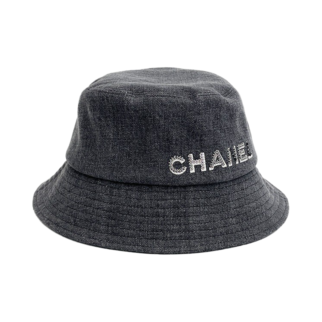 샤넬 레터링 클로슈햇 M 챠콜