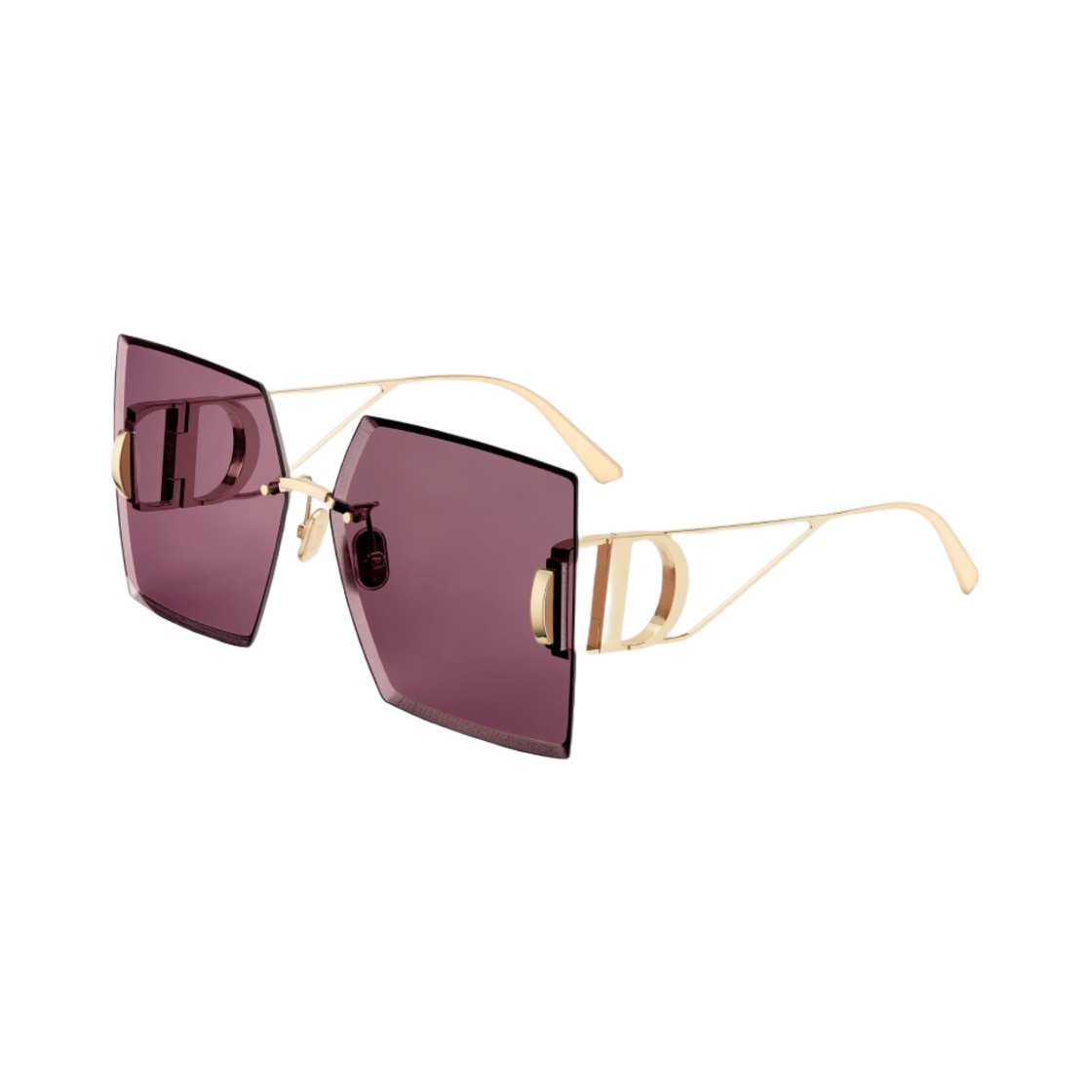 (W) 디올 30몽테뉴 S7U 스퀘어 선글라스 버건디((W) Dior 30Montaigne S7U Square Sunglasses Burgundy) - 1