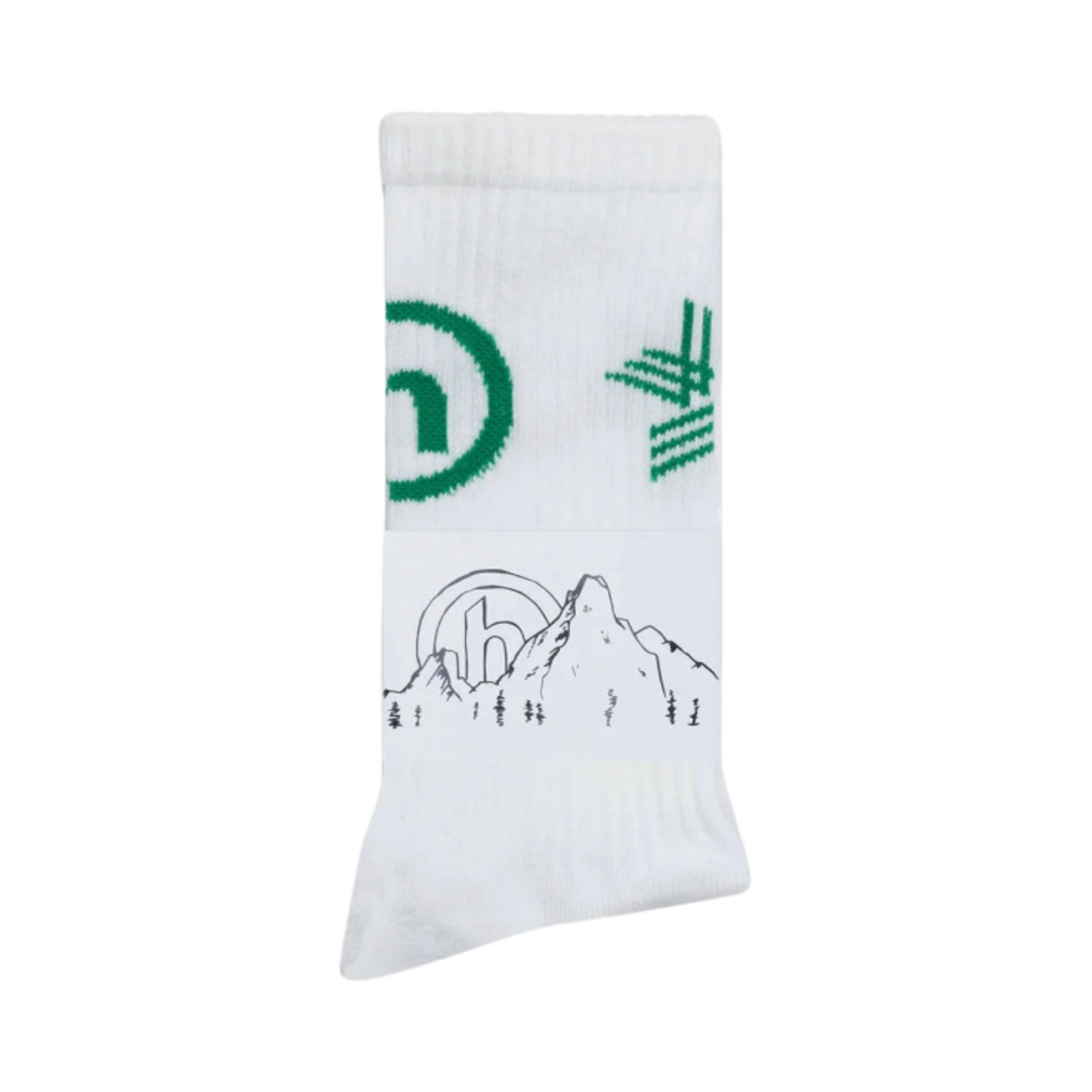 히든 NY x 골드윈 C3Fit 아치 서포트 삭스 화이트(Hidden NY x Goldwin C3Fit Arch Support Socks White)