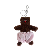 Monamhee Bred Keyring with Pink Pants Brown