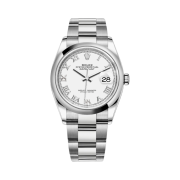 Rolex Datejust 36mm 126200 White Roman Oyster