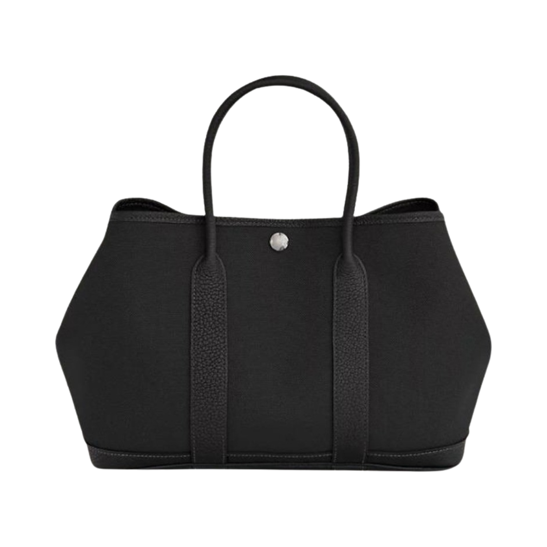 H069573CKAC Hermes Garden Party 30 Bag Canvas Negonda & Palladium Noir - 대표 이미지 #1