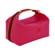 Hermes Large Bride-A-Brac Case Canvas & Hibiscus