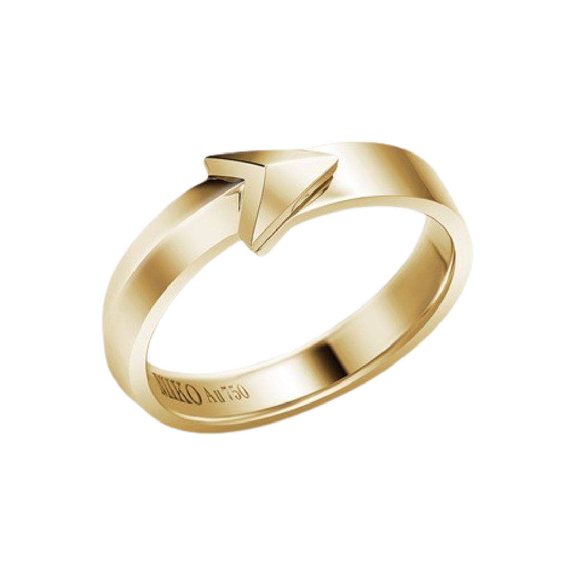 미꼬 애로우 원웨이 솔리드 링 옐로우 골드(Miko Arrow 1Way Solid Ring Yellow Gold)