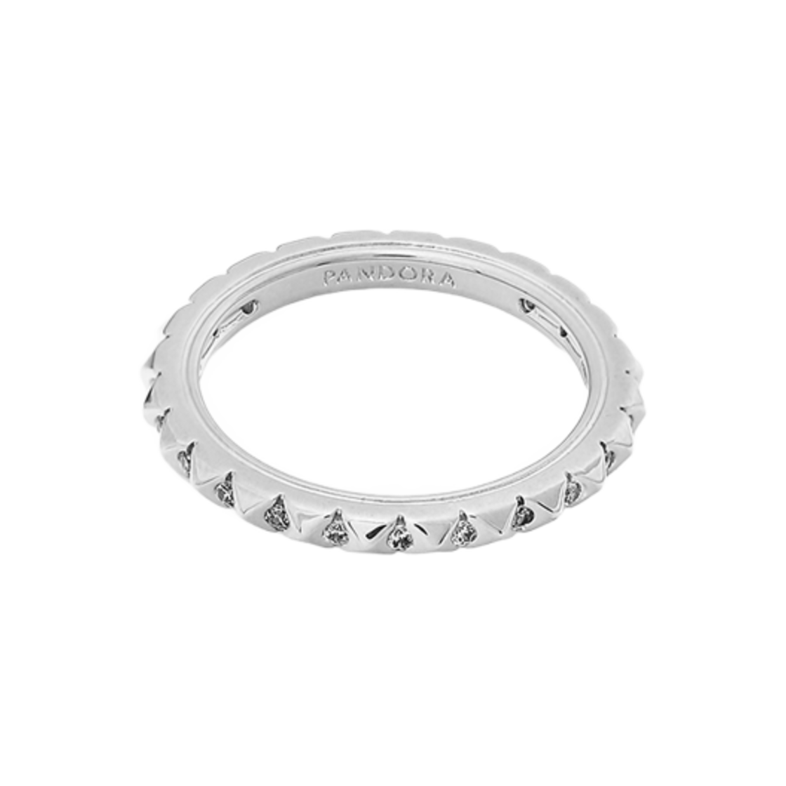 (W) 판도라 미 피라미드 링 스털링 실버 클리어((W) Pandora ME Pyramids Ring Sterling Silver Clear)