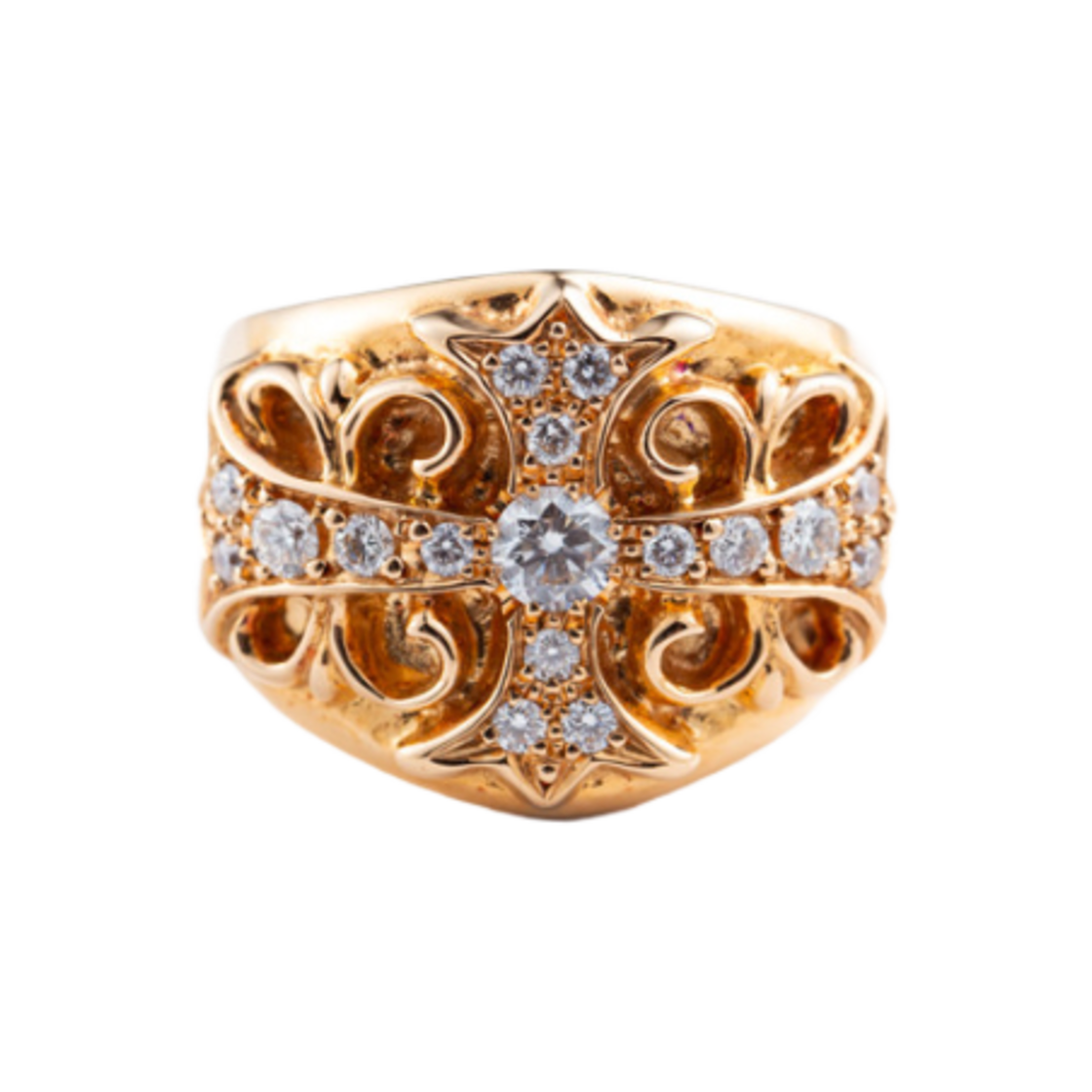 888833333333 Hansroom Chrome Hearts 22K Keeper Ring Pave Diamond(Original)