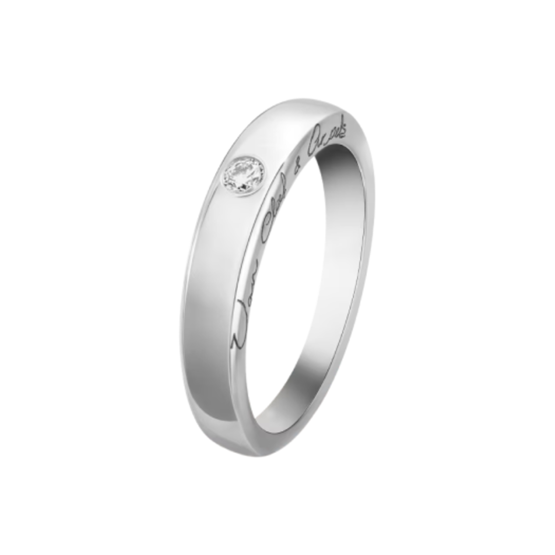 반 클리프 & 아펠 뉴욕 웨딩 밴드 플래티넘 다이아몬드(Van Cleef & Arpels New York Wedding Band Platinum Diamond) - 1