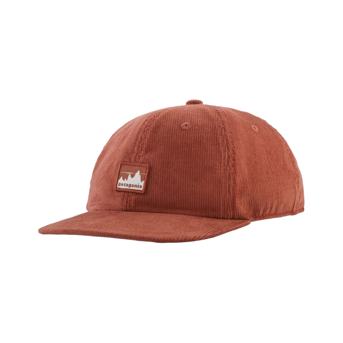 파타고니아 코듀로이 캡 73 스카이라인 벌 레드(Patagonia Corduroy Cap 73 Skyline Burl Red)