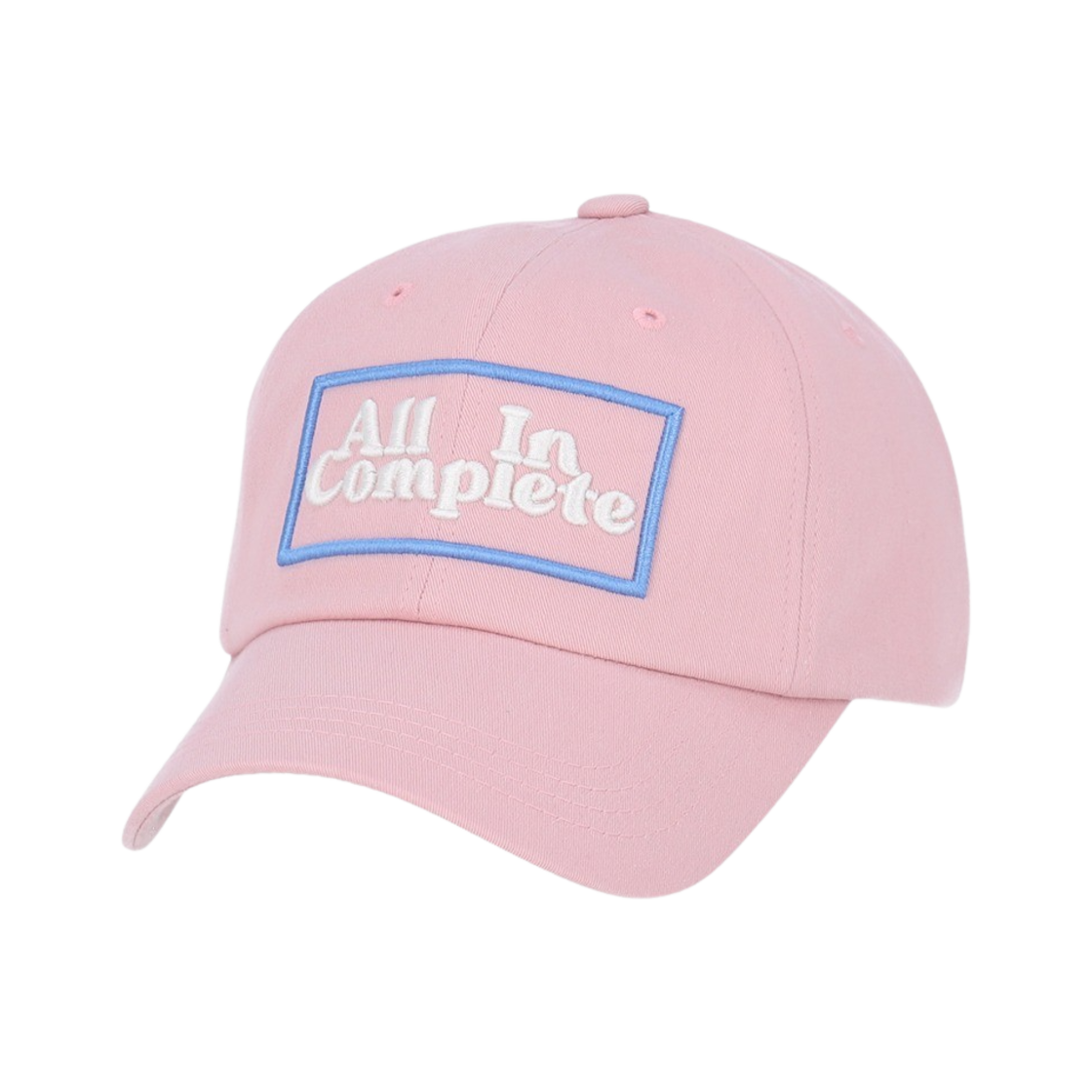 올인컴플리트 문 로고 볼캡 뮤트 핑크