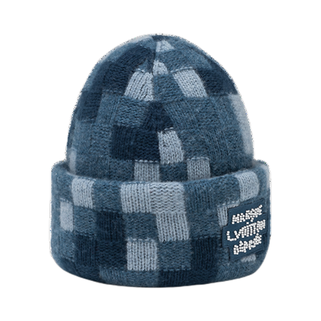 루이비통 데님 비니 데님 블루