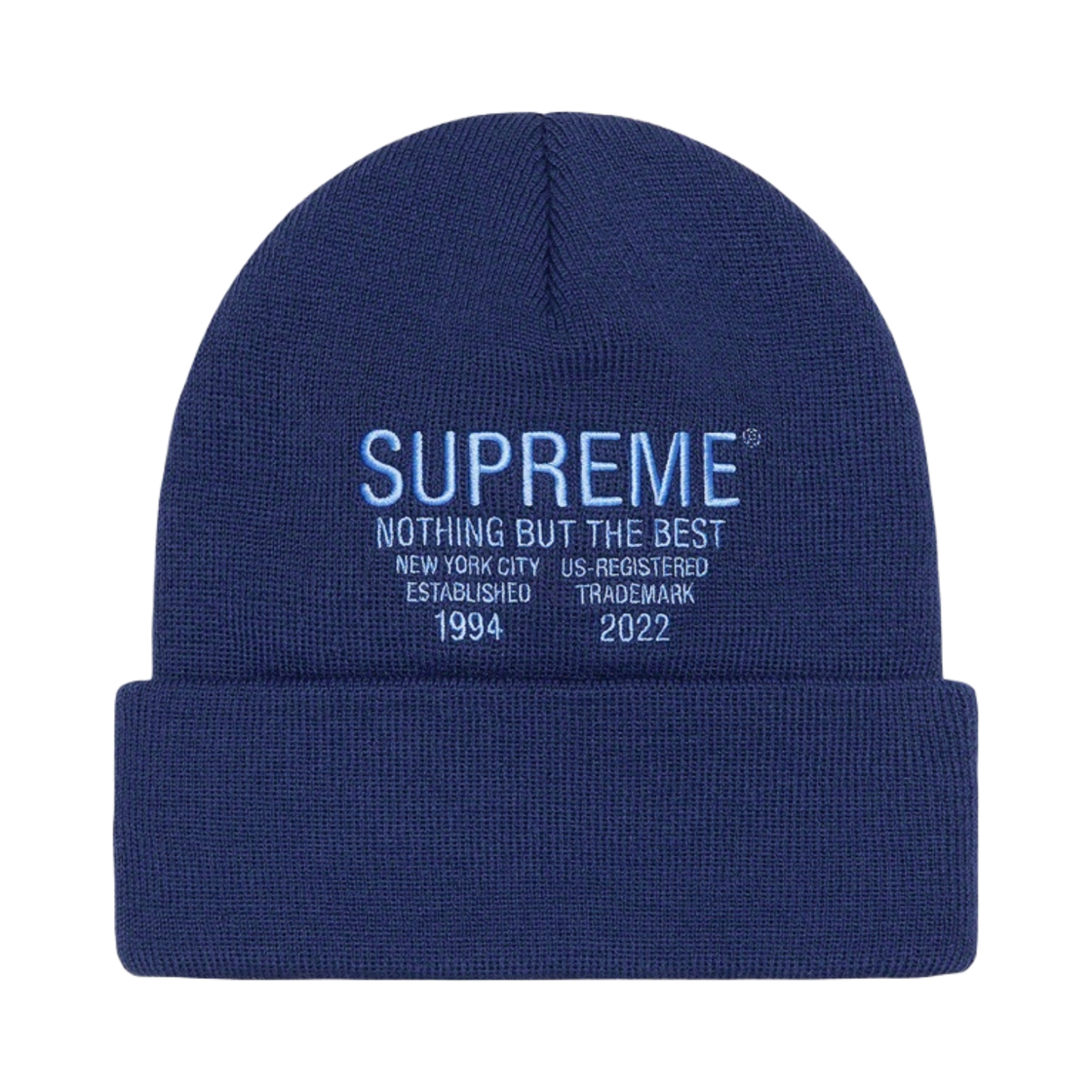 슈프림 낫띵 벗 비니 네이비 - 22FW(Supreme Nothing But Beanie Navy - 22FW) - 1