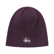 Stussy Basic Skullcap Beanie Purple