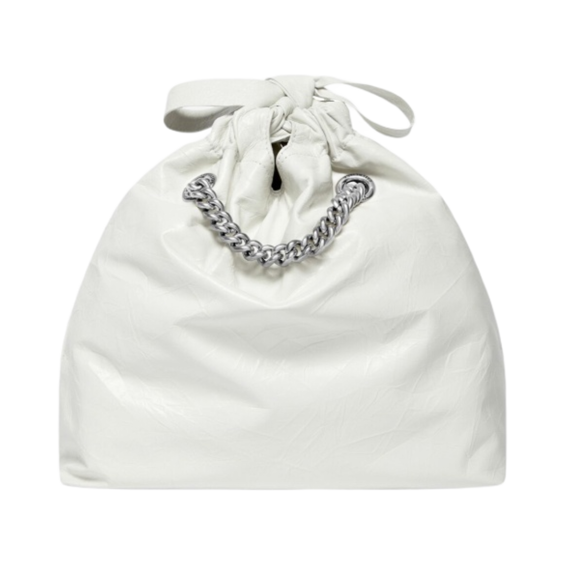 발렌시아가 크러쉬 스몰 토트백 옵틱 화이트(Balenciaga Crush Small Tote Bag Optic White) - 2