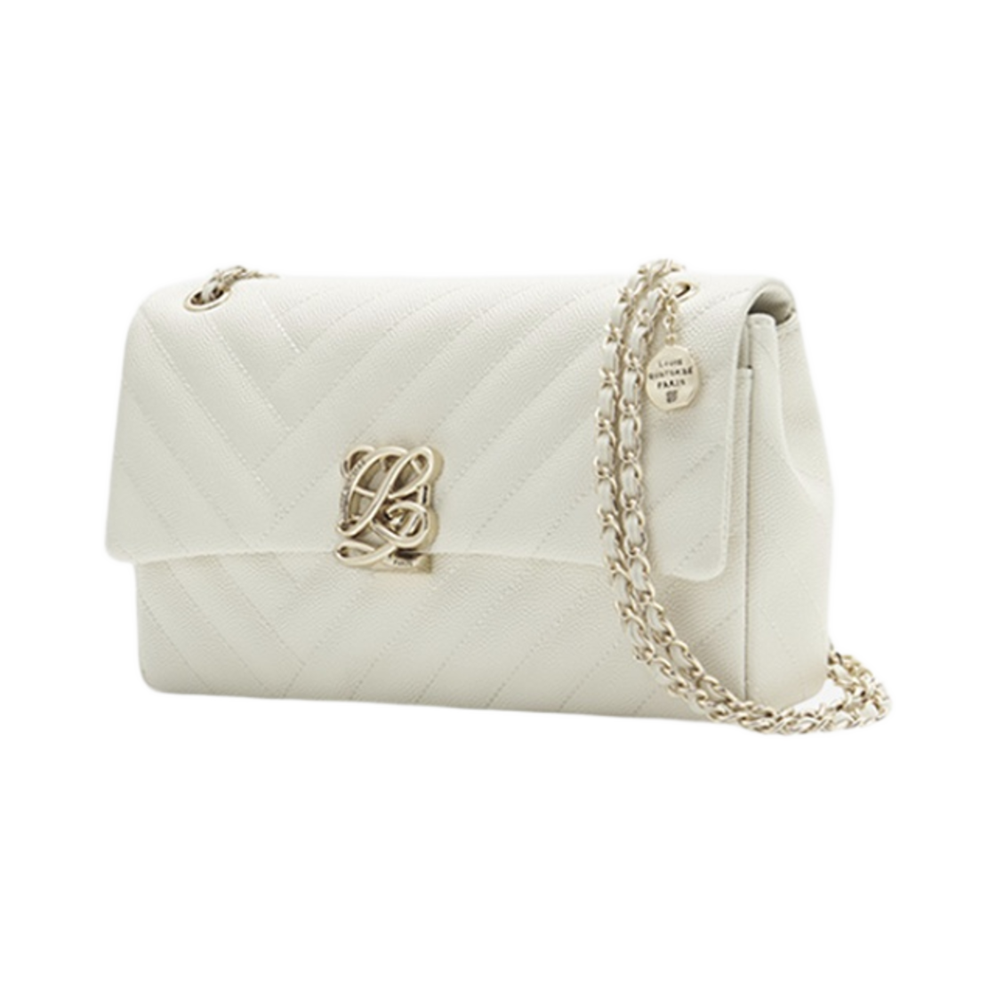 루이까또즈 09IV L 퀼팅 숄더백 아이보리(Louis Quatorze 08IV L-Quilting Shoulder Bag Ivory) - 2