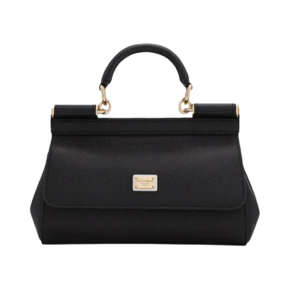 BB7116-A1001-80999 Dolce & Gabbana Small Sicily Handbag Black
