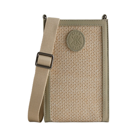 KHM040119-104 Kith Emmett Raffia Crossbody Mini Bag Sandrift