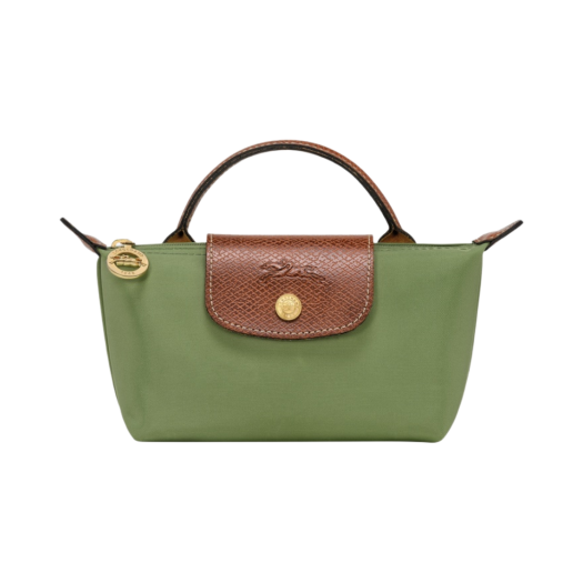 Longchamp Le Pliage Original Handle Pouch Lichen