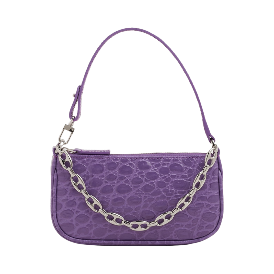 바이파 미니 레이첼 체인 숄더백 바이올렛(By Far Mini Rachel Chain Shoulder Bag Violet)