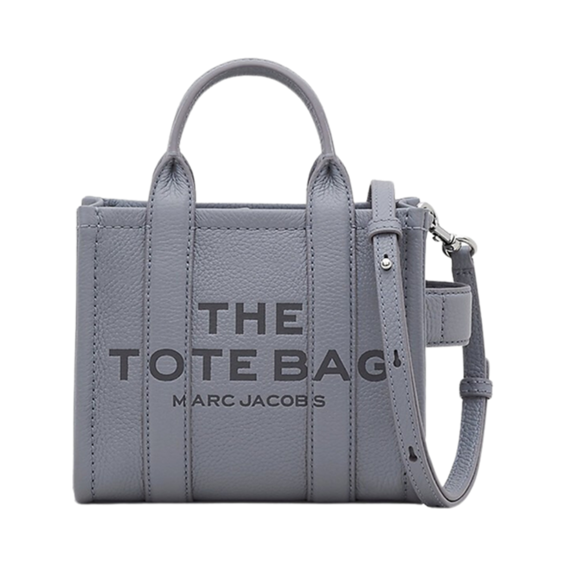 마크 제이콥스 더 레더 미니 토트백 울프 그레이(Marc Jacobs The Leather Mini Tote Bag Wolf Grey)
