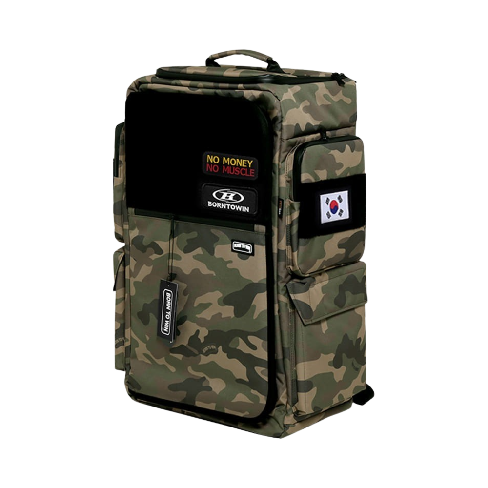 BA5UBP401BC BORN TO WIN B1 Backpack Patch Ver Dark Beige Camo