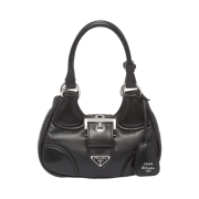 Prada Moon Padded Nappa Leather Bag Black