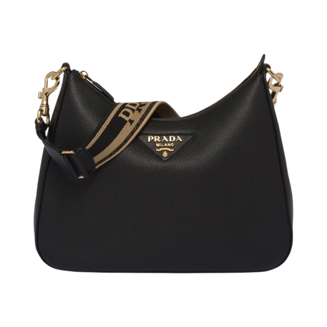 프라다 숄더 스트랩 레더백 블랙(Prada Shoulder Strap Leather Bag Black) - 1