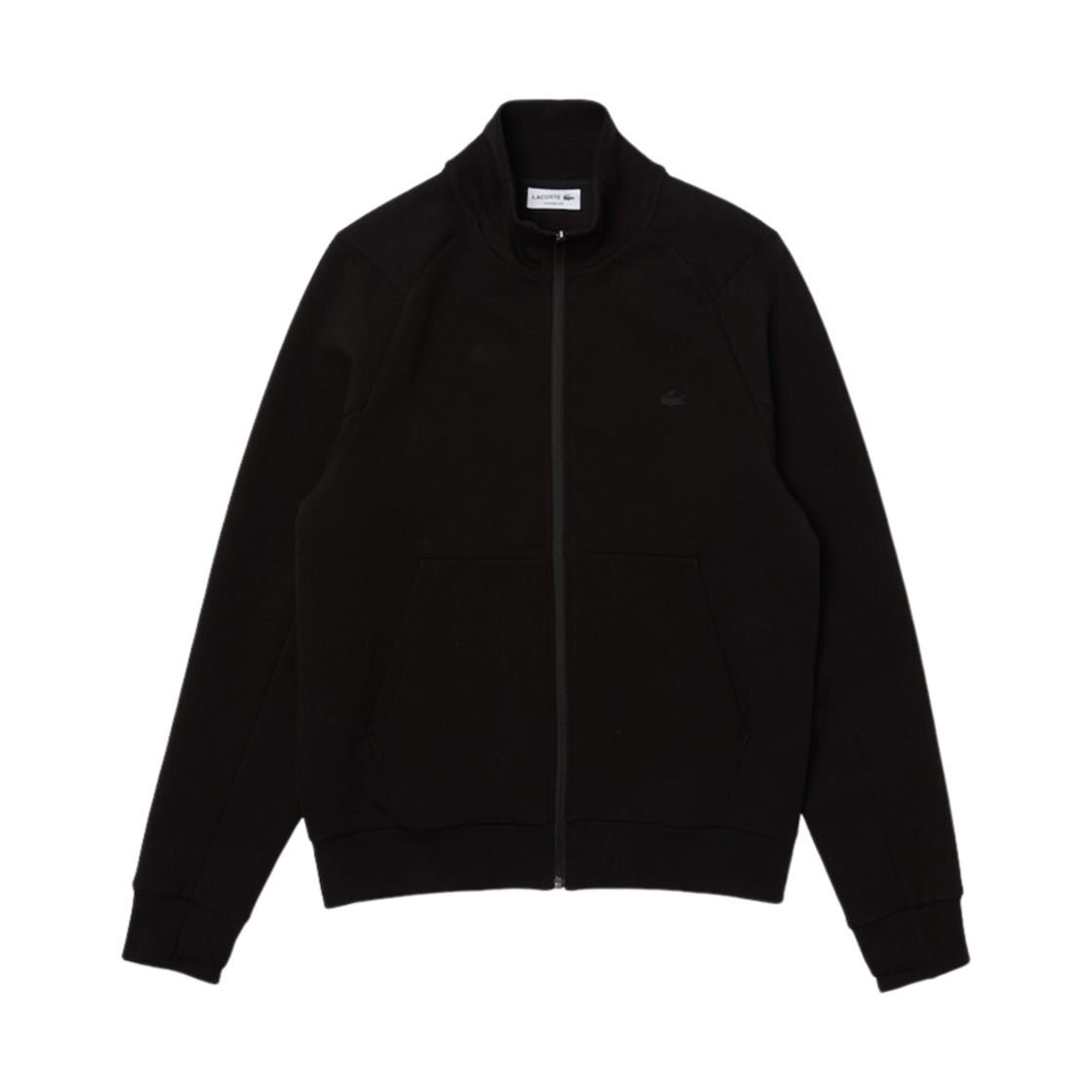 라코스테 액티브 더블 페이스드 집업 스웨트 블랙(Lacoste Active Double Faced Zip-Up Sweat Black)