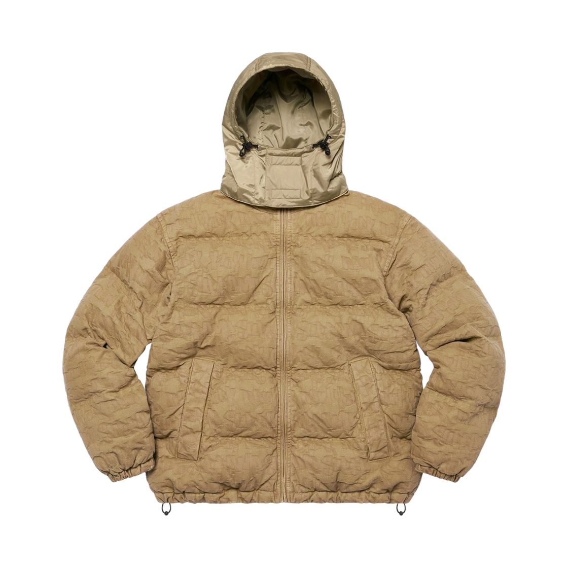슈프림 팻 팁 자카드 데님 퍼퍼 자켓 올리브 - 22SS(Supreme Fat Tip Jacquard Denim Puffer Jacket Olive - 22SS) - 4