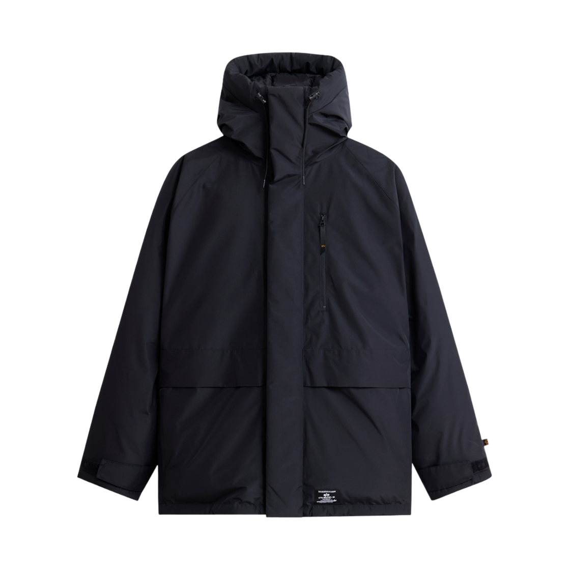 알파인더스트리 래글란 파카 블랙