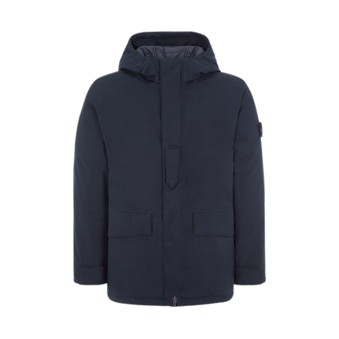 스톤 아일랜드 420F1 고스트 피스 O-벤틸 프리마로프트 인슐레이션 테크놀로지 엔지니어드 패딩 후드 자켓 네이비 블루 - 23FW(Stone Island 420F1 Ghost Piece O-Ventile with Primaloft Insulation Technology Engineered Padded Hood Jacket Navy Blue - 23FW) - 1