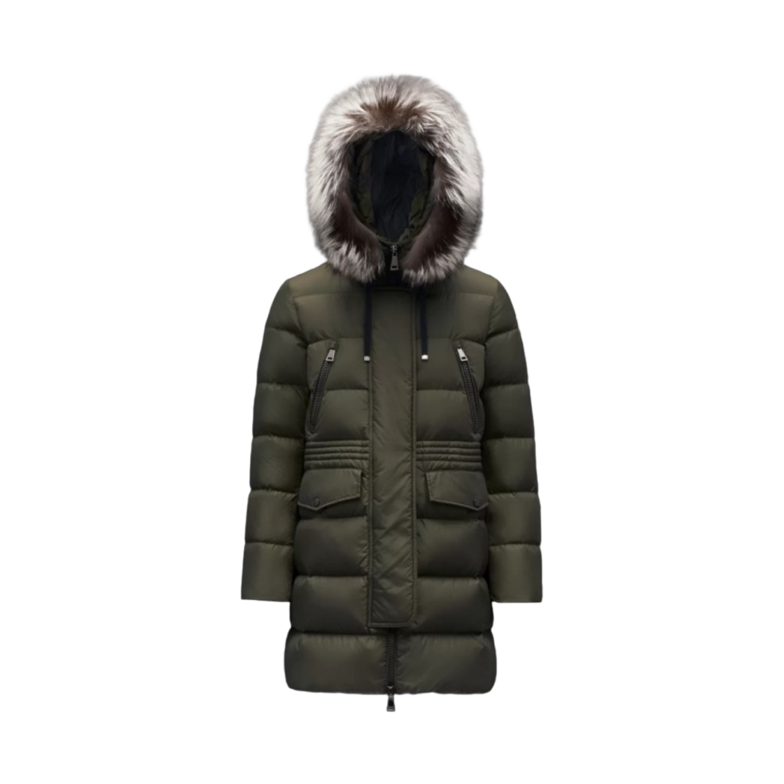 (W) 몽클레르 아프로티 롱 다운 자켓 그린 - 21FW((W) Moncler Aphroti Long Down Jacket Green - 21FW) - 1
