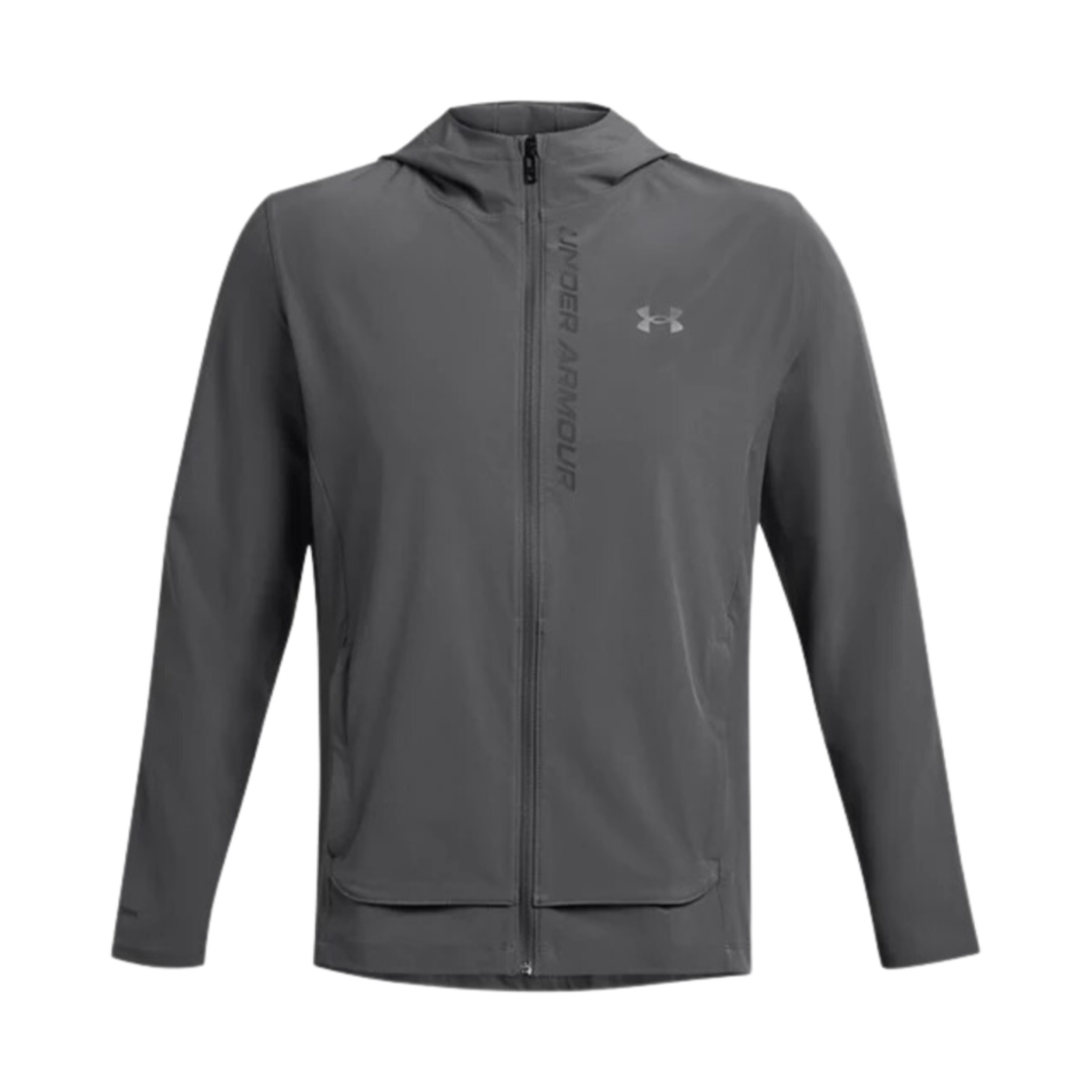 언더아머 아웃런 스톰 자켓 캐슬락 블랙(Under Armour Outrun Storm Jacket Castlerock Black)