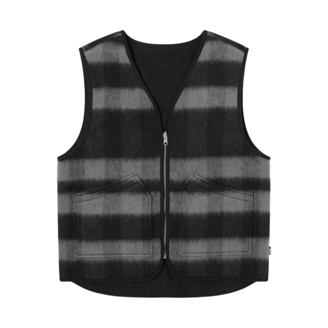 스투시 블록 리버시블 베스트 차콜(Stussy Block Reversible Vest Charcoal) - 1