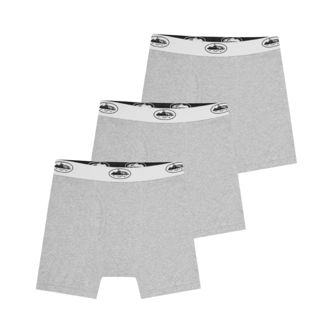 - Corteiz Alcatraz Boxers Grey (3 Pack)
