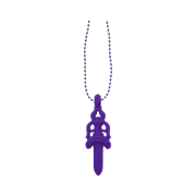 Chrome Hearts Silichrome Dagger Pendant Purple 2023