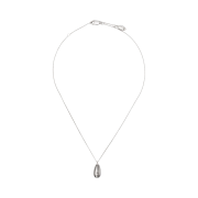 (W) Lemaire Girasol Statement Pendant Necklace Silver