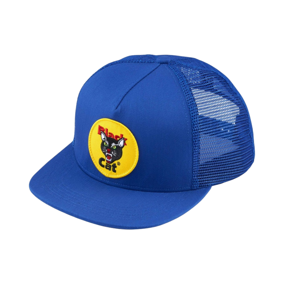 슈프림 블랙 캣 메쉬 백 5-패널 로얄 - 24SS