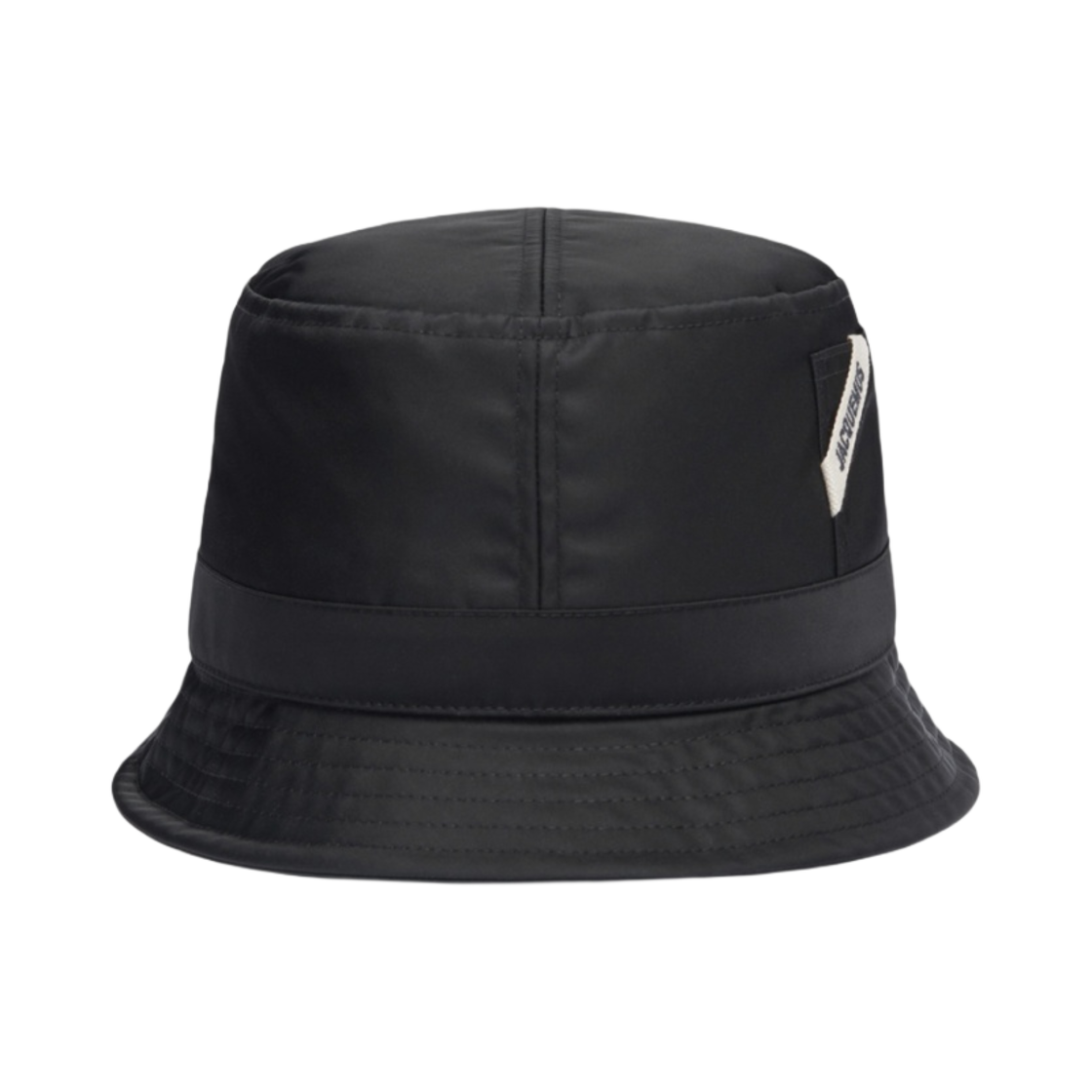 자크뮈스 르 밥 오발리 나일론 버킷햇 블랙(Jacquemus Le Bob Ovalie Nylon Bucket Hat Black) - 1