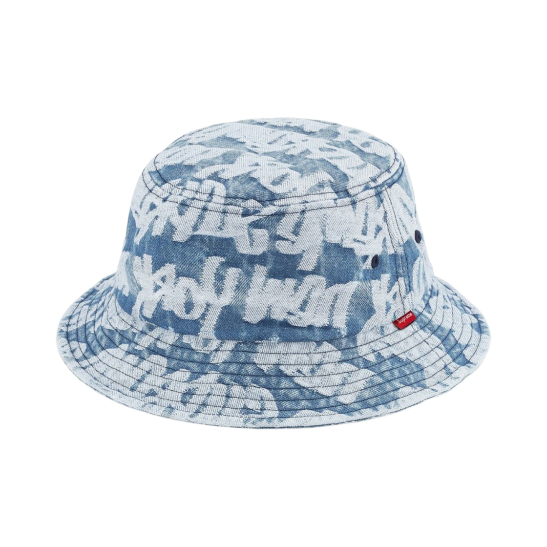 슈프림 팻 팁 자카드 데님 크러셔 블루 - 22SS(Supreme Fat Tip Jacquard Denim Crusher Blue - 22SS)