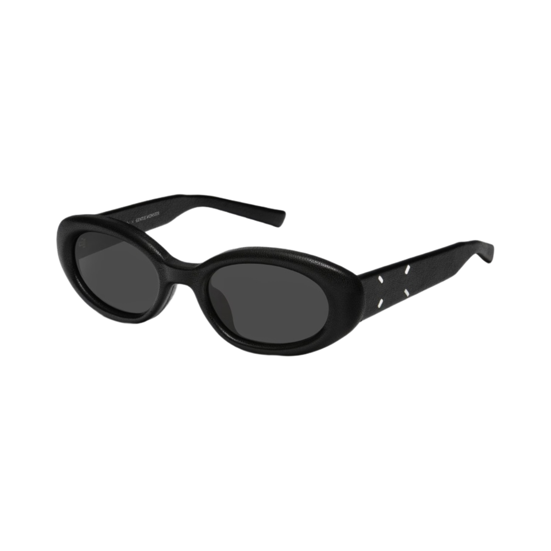 젠틀 몬스터 x 메종 마르지엘라 MM107 레더 블랙 블랙(Gentle Monster x Maison Margiela MM107 Leather Black Black)