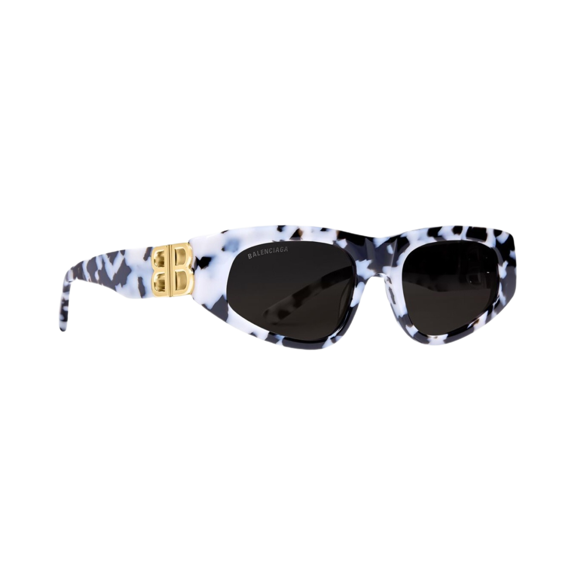 (W) 발렌시아가 다이내스티 D-프레임 선글라스 화이트 하바나((W) Balenciaga Dynasty D-Frame Sunglasses White Havana) - 2