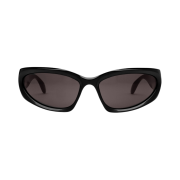 Balenciaga Swift Oval Sunglasses Black