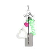 (W) Balenciaga Aki Keychain Multicolored