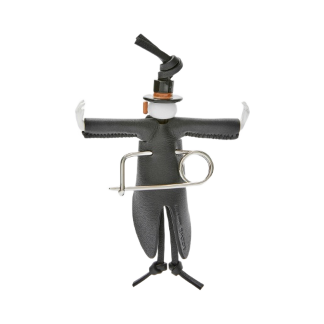 로에베 x 하울의 움직이는 성 터닙 헤드 참 펠트 클래식 카프스킨 블랙(Loewe x Howl's Moving Castle Turnip Head Charm in Felt And Classic Calfskin Black) - 2