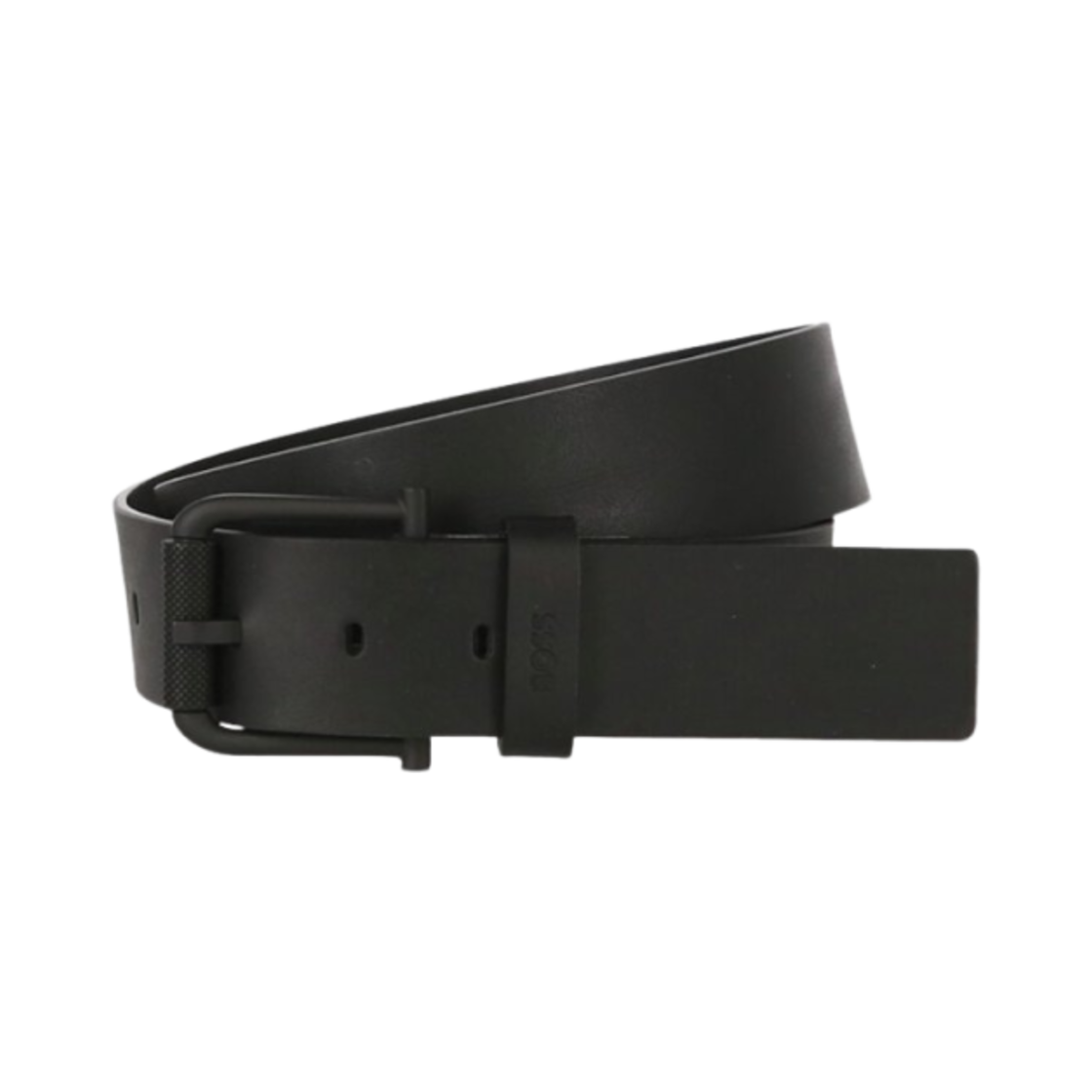 휴고 보스 로고 버클 레더 벨트 블랙(Hugo Boss Leather Belt with Logo Buckle Black)