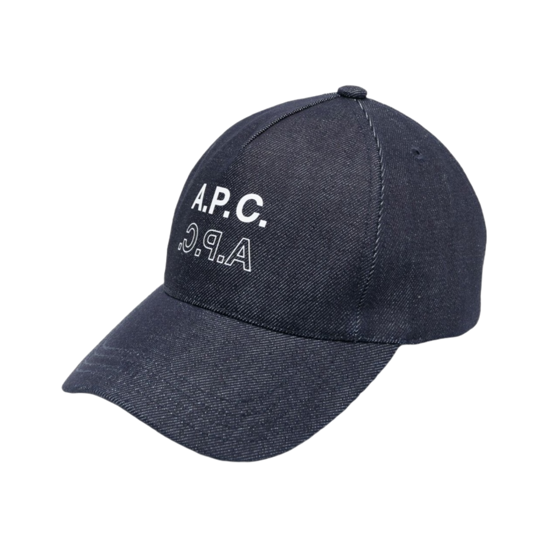 COCSX-M24114-IAI A.P.C. Eden Denim Baseball Cap Indigo